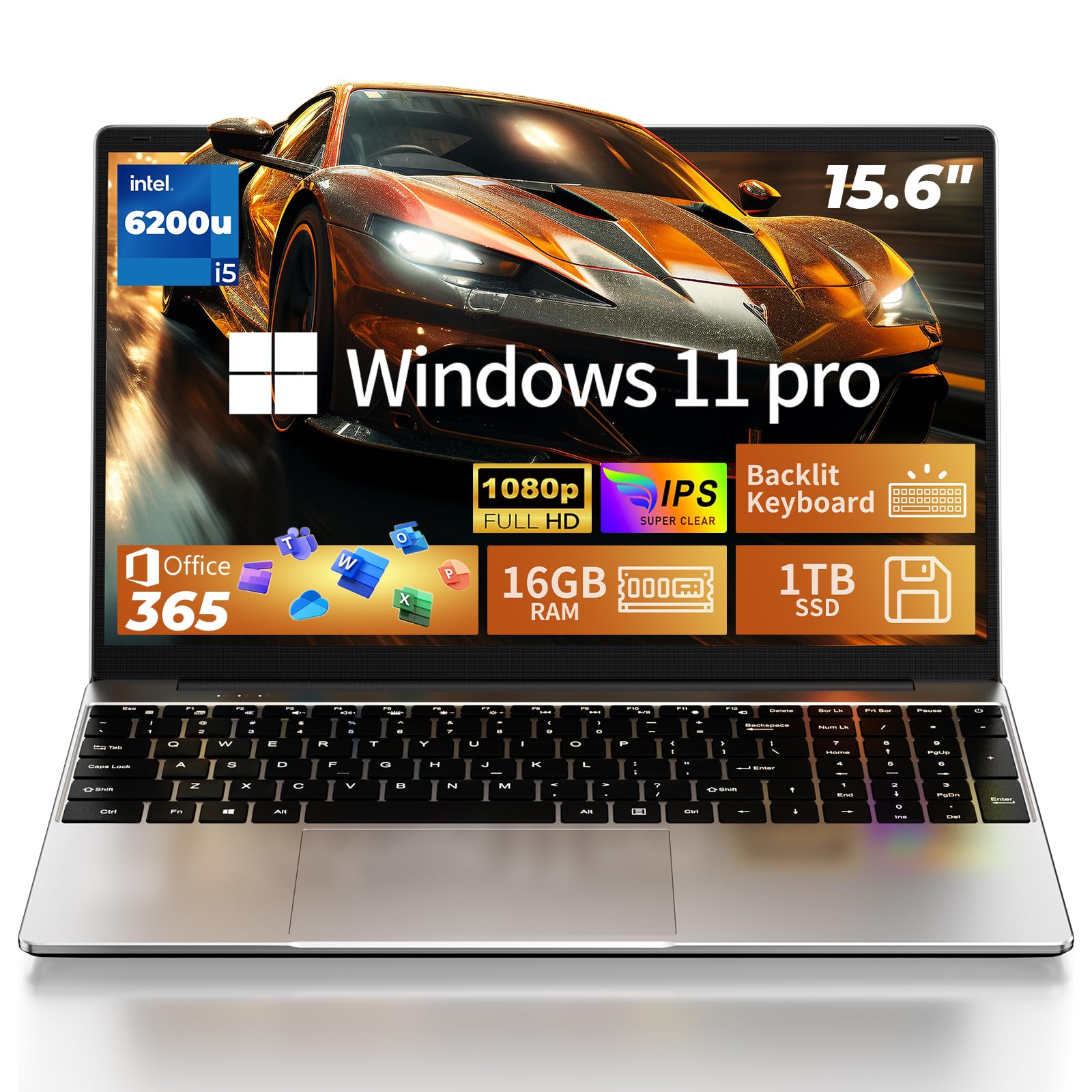 Amazon.com: MOONFISH 2026 Laptop Computer Window 11, Core i5
